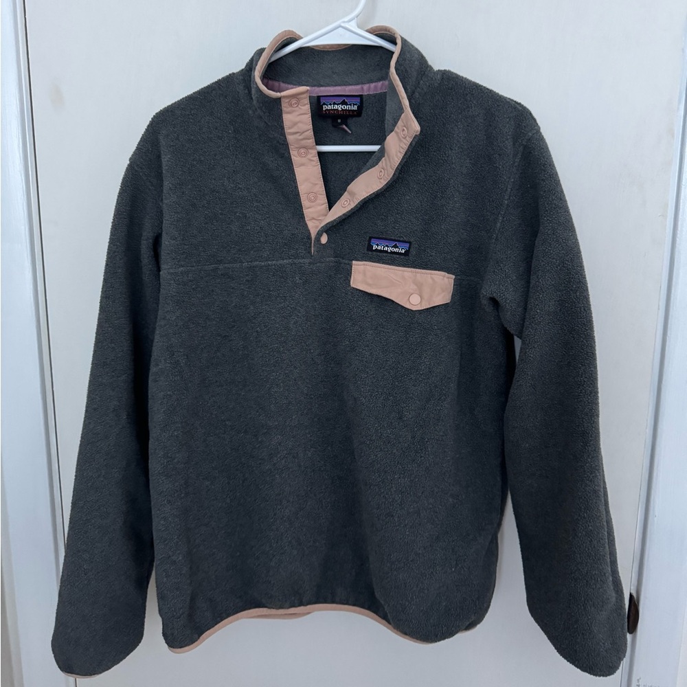 Patagonia Gray Fleece Pullover
